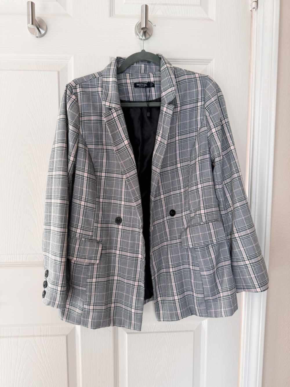 Plaid Blazer Jacket